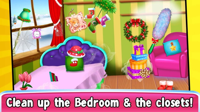 Christmas Princess Doll House Cleaning Games(圖3)-速報App