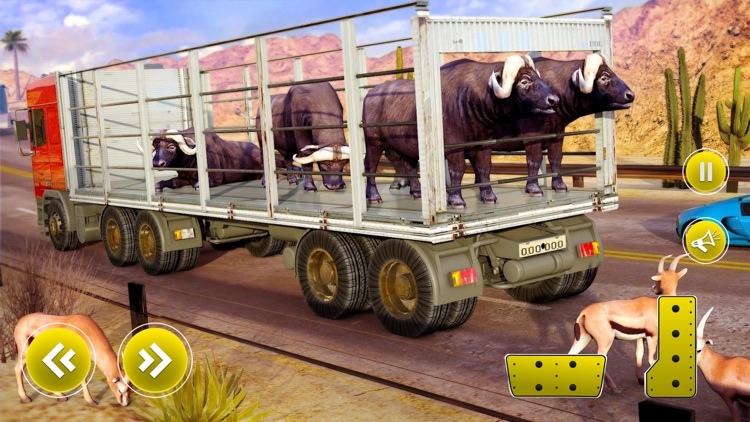 Animals Transporter Truck Game screenshot-4