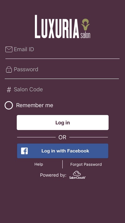 Luxuria Salon Team App