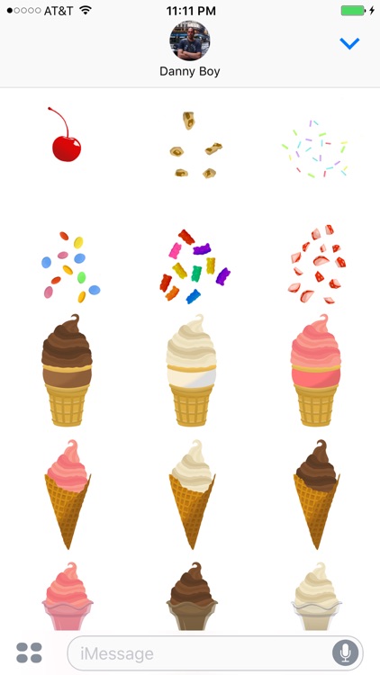 Make My Ice Cream - Flavor and Topping Stickers