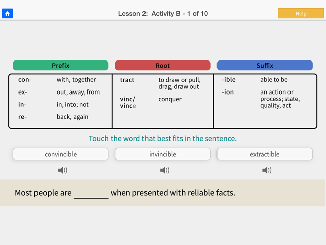 Word Roots Level 1 Lite(圖3)-速報App