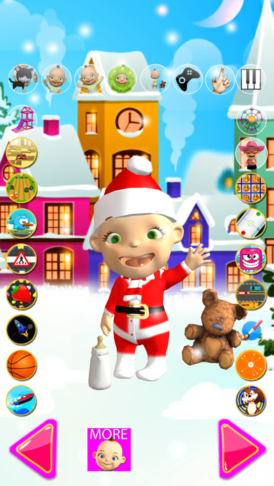 How to cancel & delete Talking Babsy Baby Xmas Games from iphone & ipad 1