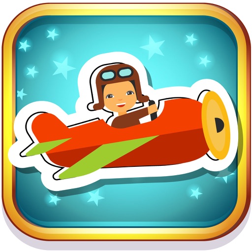 AeroPlane Coloring Book for Kids Preschool Toddler iOS App