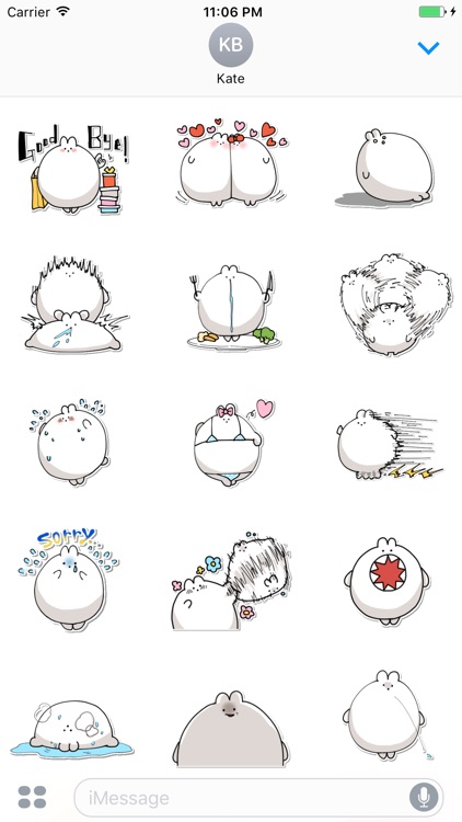 Carlton The Super Cute Egg Stickers