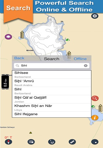 Lake Sihl gps offline nautical chart for cruising screenshot 4