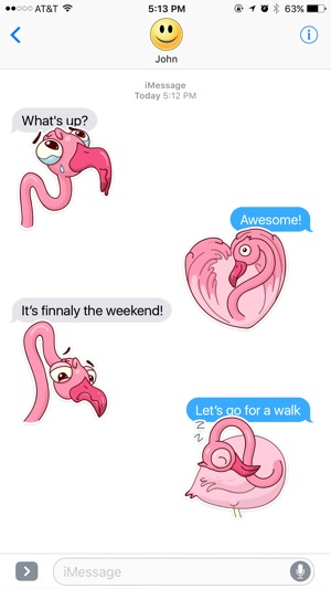 Pink Flamingo Stickers(圖3)-速報App