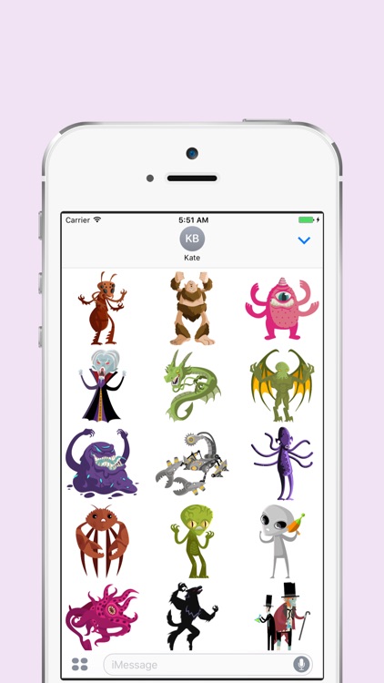 Monster Scary Stickers screenshot-3