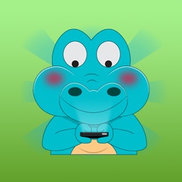 Charly The Lovely Aqua Crocodile Sticker