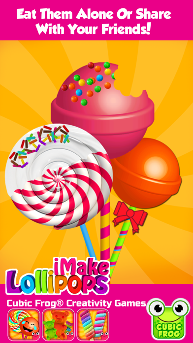 iMake Lollipops-Fun Lollipop Maker by Cubic Frog Apps Candy Factory To Design and Decorate Your Own Sweet or Sour Colorful Dum Dum and Swirl Whirly Rainbow Pop Suckers Desserts With Different Yummy Flavors Screenshot 4
