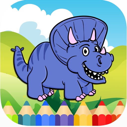 Coloring Pages Animals Dinosaur for Adults & Kids iOS App