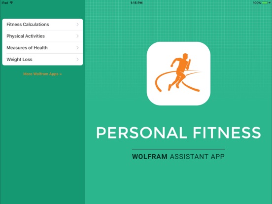 Wolfram Personal Fitness Assistant Appのおすすめ画像1