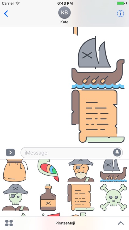 PiratesMoji - Marine Pirates Stickers