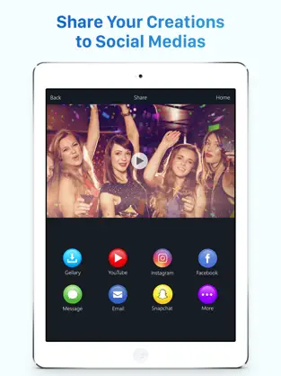Snímek obrazovky 5 Editor de vídeo música – creación edición película iphone