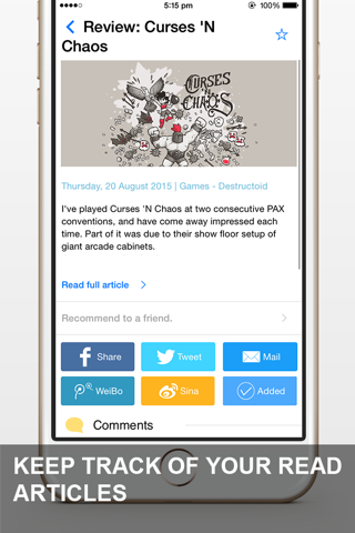 News App - RSS Feed Reader screenshot 3