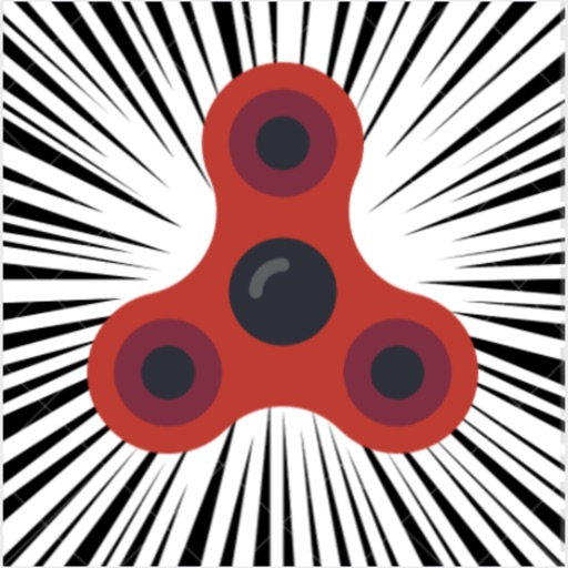 Fidget spinner off icon