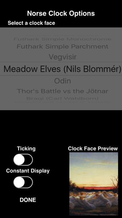How to cancel & delete Norse Clock from iphone & ipad 3