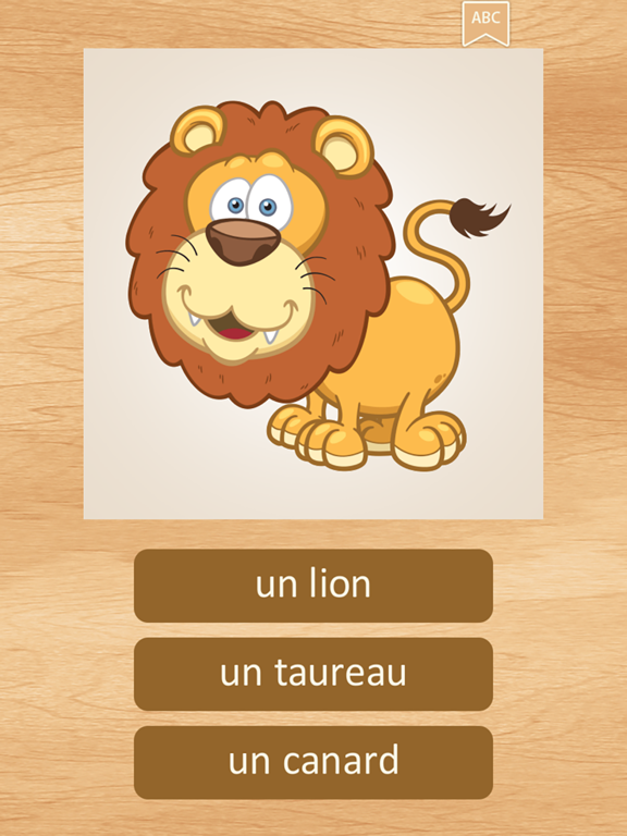 Французский язык с животными для iPad