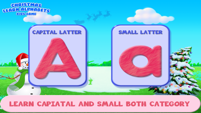 Christmas Learn Alphabets Kids Game screenshot 4