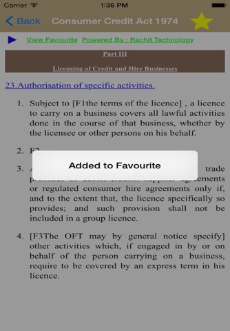 Consumer Credit Act 1974 screenshot 4