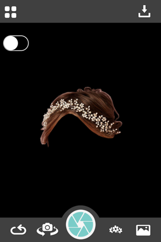 Wedding Flower Crown Hairstyle Photo Editor - náhled