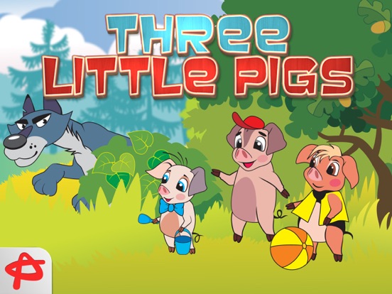 Three Little Pigs: Free Interactive Touch Book на iPad