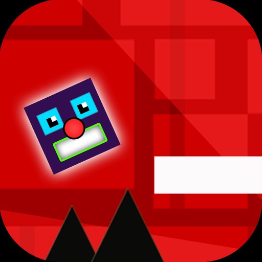 Red Nose Clown Cube Jumping Icon
