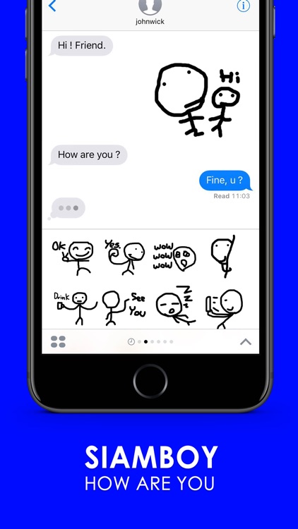 Siamboy Stickers for iMessage