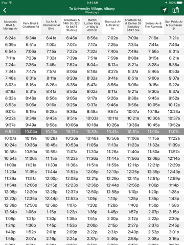 Schedules - AC Transit screenshot 2