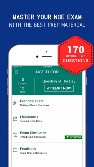 NCE® Practice Exam prep 2017