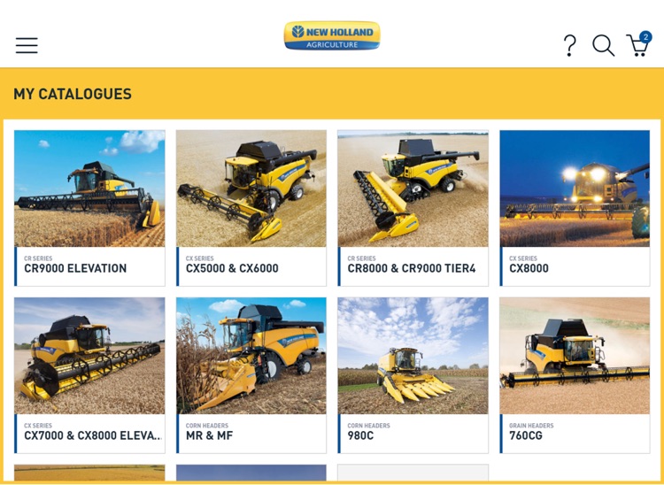 New Holland Harvesting parts