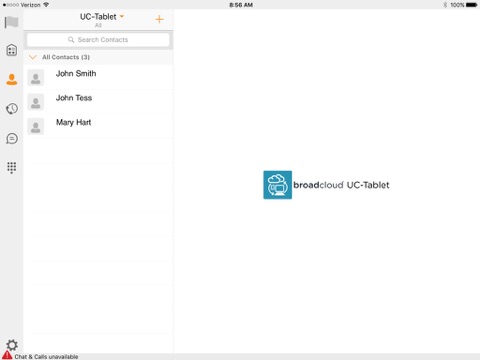 BroadCloud Communicator Tablet BP screenshot 2
