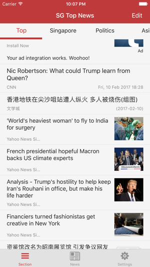 Singapore Top News