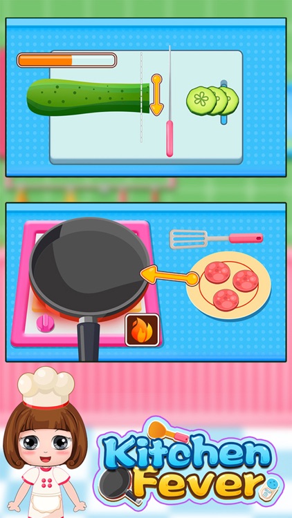 Belle's kitchen fever - cooking game for kids screenshot-4