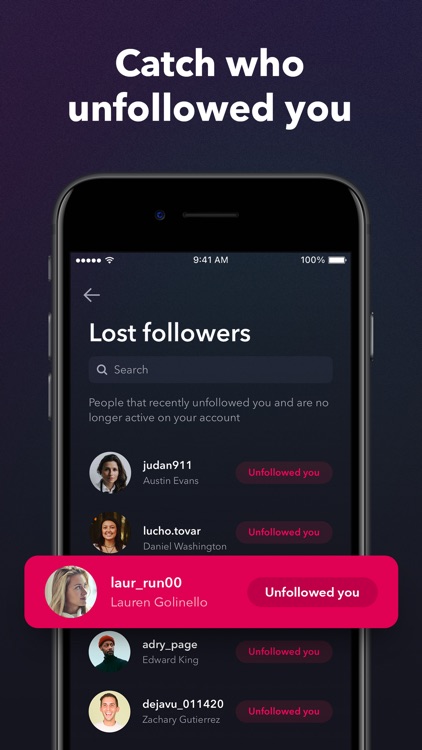 InstaTrack: Metrics & Analysis screenshot-3