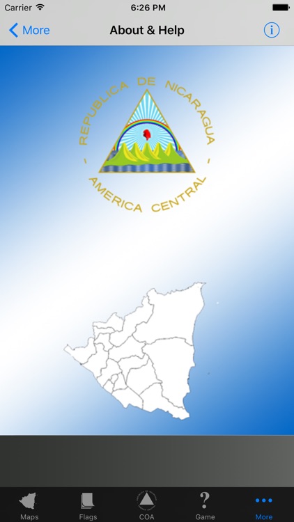 Nicaragua Department Maps and Capitals