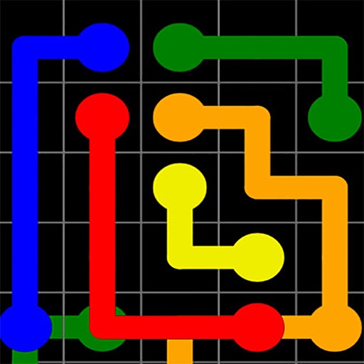 Flow Free: 2048t boree dotted line iOS App