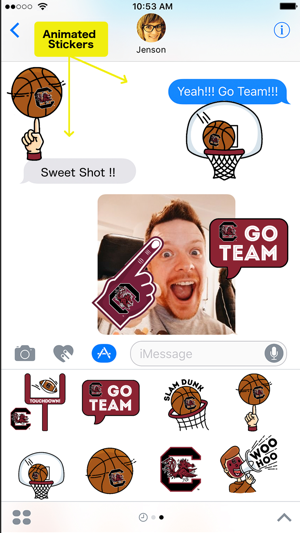 University of South Carolina Animated+Stickers(圖1)-速報App