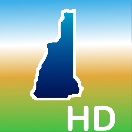 Aqua Map New Hampshire NH Lakes HD-Nautical Charts icon