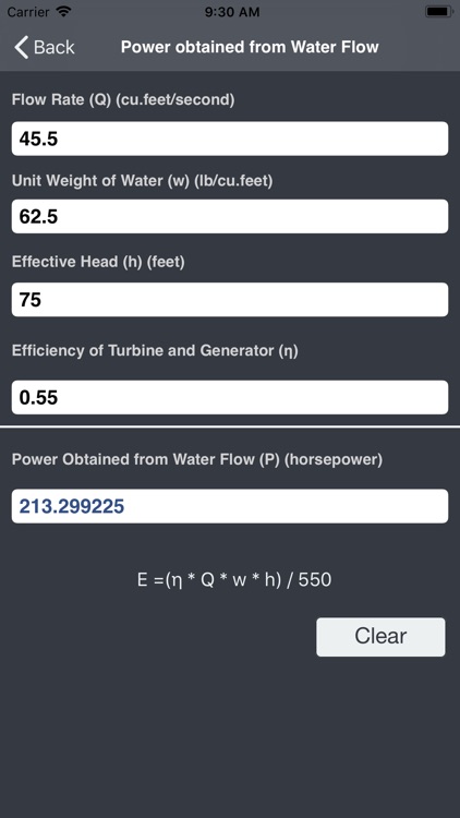 Hydraulics and Waterworks Calc screenshot-2