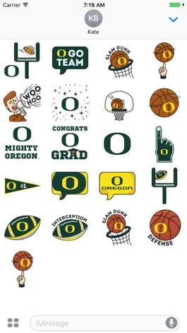 Game screenshot Oregon Ducks Animated Emojis apk