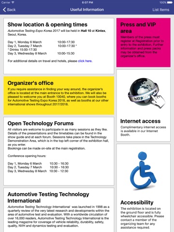 Automotive Testing EXPO Korea screenshot 2