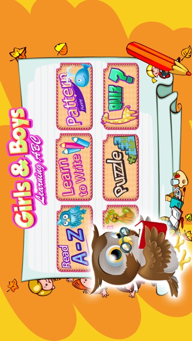 How to cancel & delete Girls & boys learning abc with educational games from iphone & ipad 1