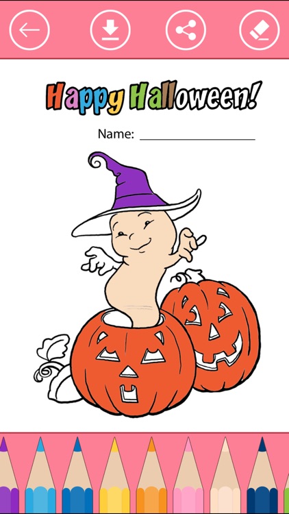 Halloween Coloring Book for Kids: Learn to color