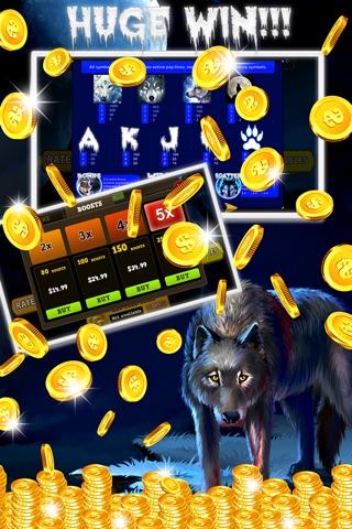 Golden Wolf Howling Slot Machines VIP HIT screenshot 2