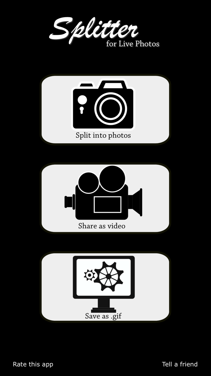 Splitter for Live Photos
