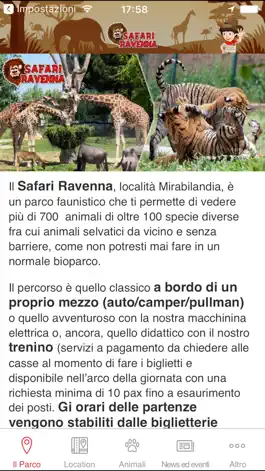 Game screenshot Parco Safari Ravenna apk