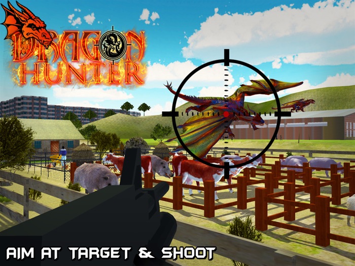 Caçador de dragão e atirador atirador mortal jogo