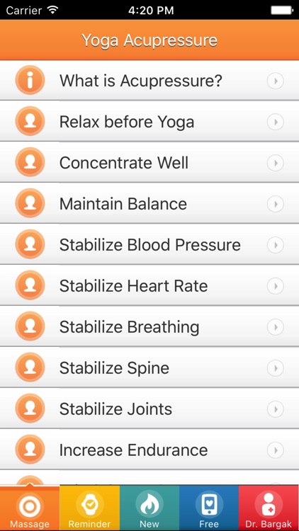 Effective Yoga: Acupressure Points Massage Class