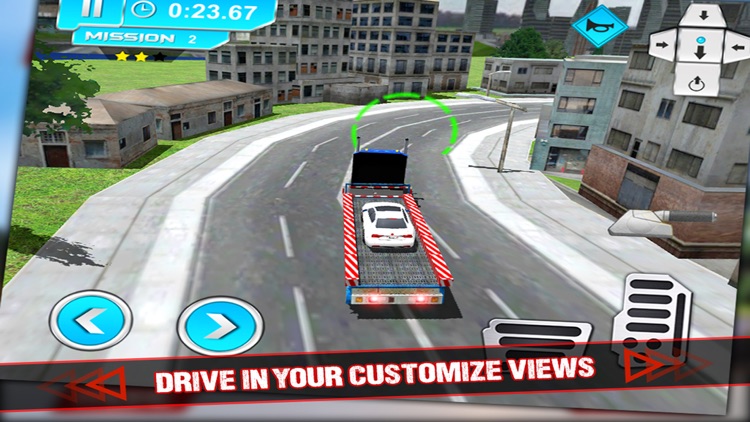 Car Transport Truck Parking screenshot-3