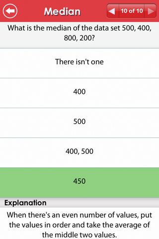 ACT Math : Data Analysis Lite screenshot 4